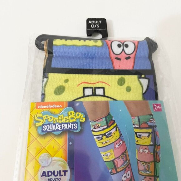 SpongeBob SquarePants Knee High Adult Novelty Socks 1 Pair - Picture 3 of 11